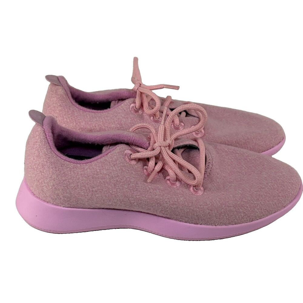 NEW Allbirds Smallbirds Wool Runner Shoes Sneaker Light Pink Kids Size Y3 Youth
